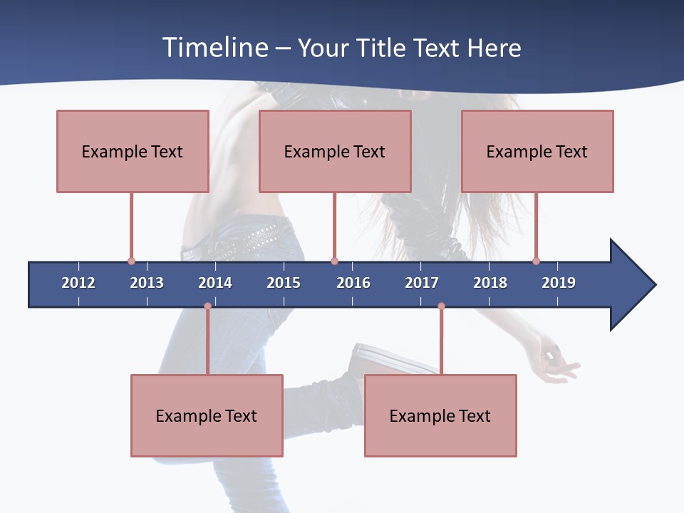 Break Dance Color Performer PowerPoint Template