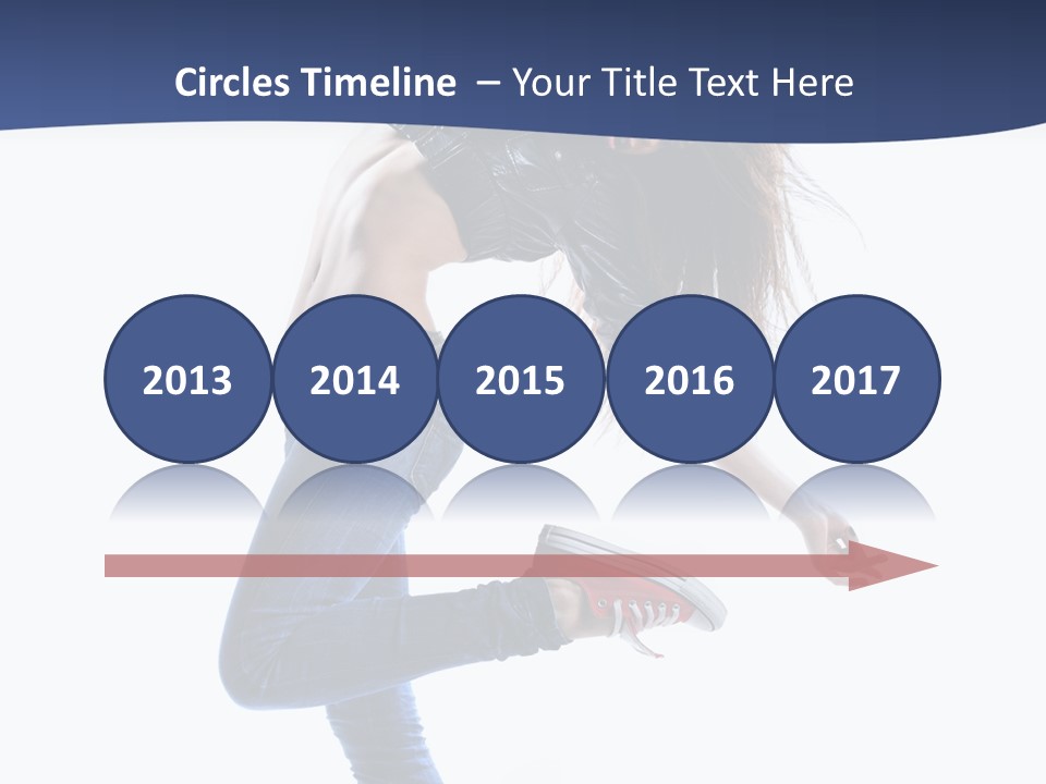 Break Dance Color Performer PowerPoint Template