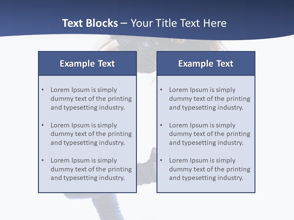 Break Dance Color Performer PowerPoint Template
