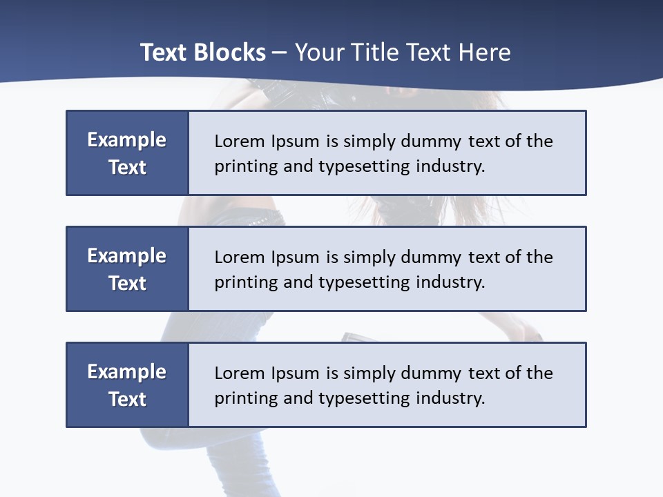 Break Dance Color Performer PowerPoint Template