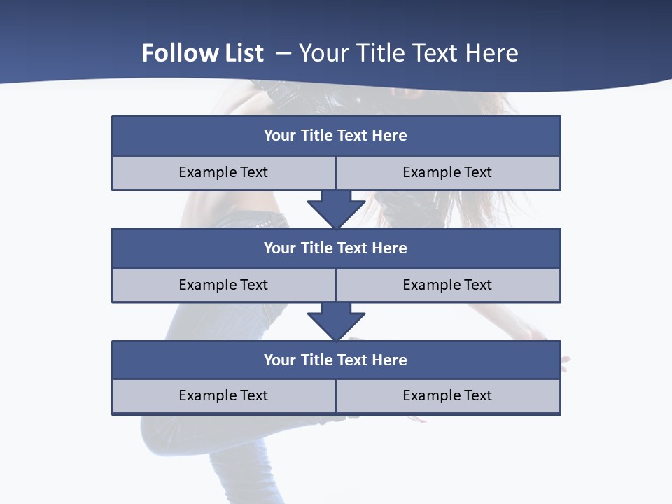 Break Dance Color Performer PowerPoint Template