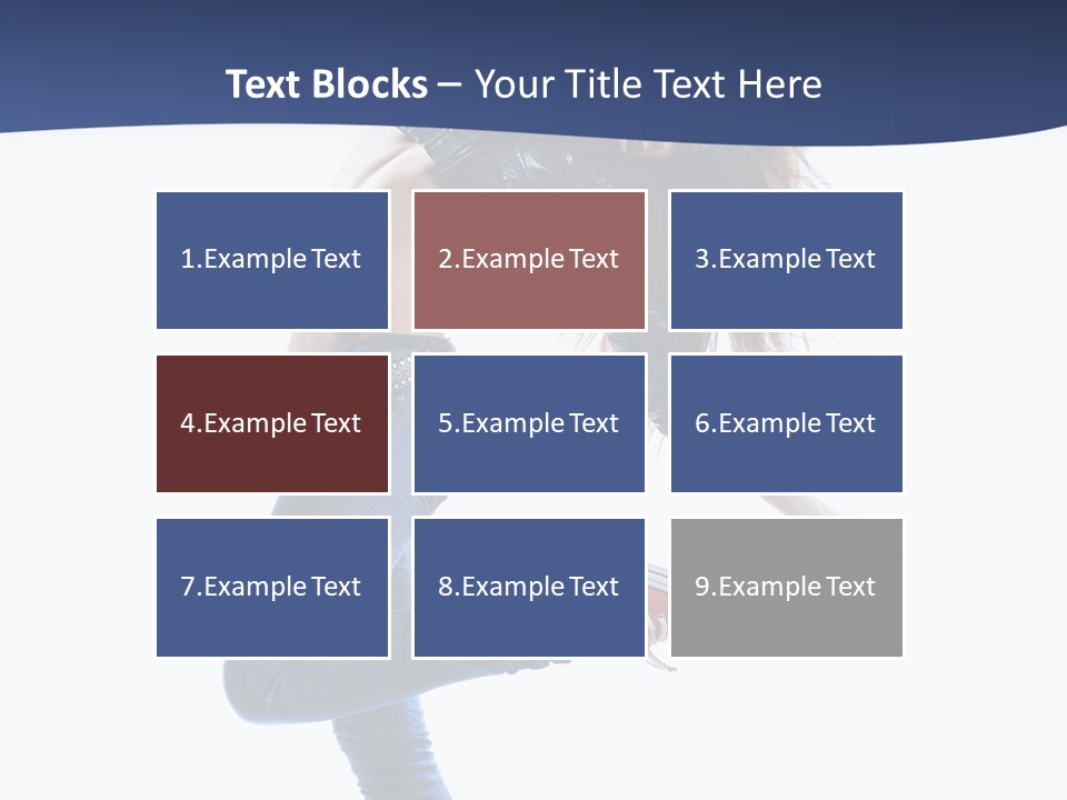 Break Dance Color Performer PowerPoint Template