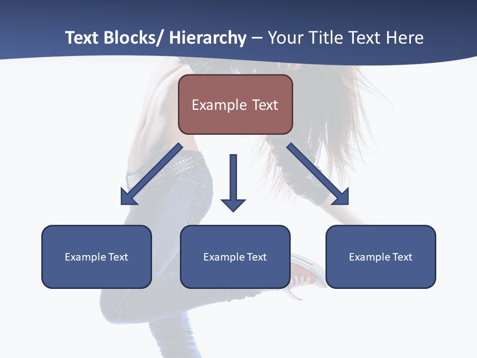 Break Dance Color Performer PowerPoint Template