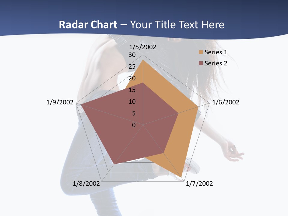Break Dance Color Performer PowerPoint Template