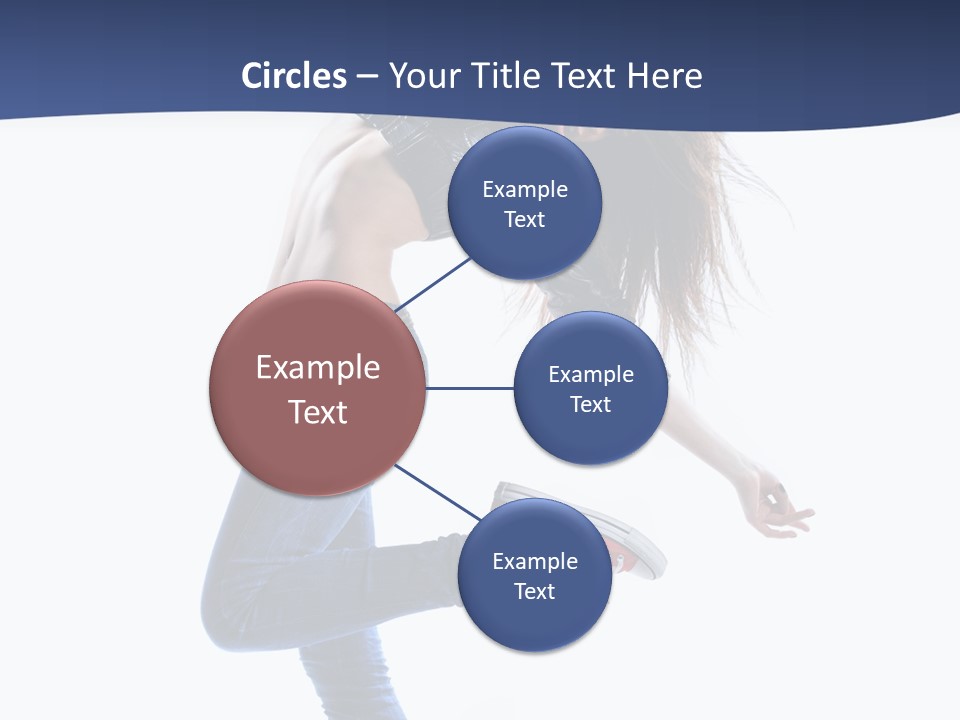 Break Dance Color Performer PowerPoint Template