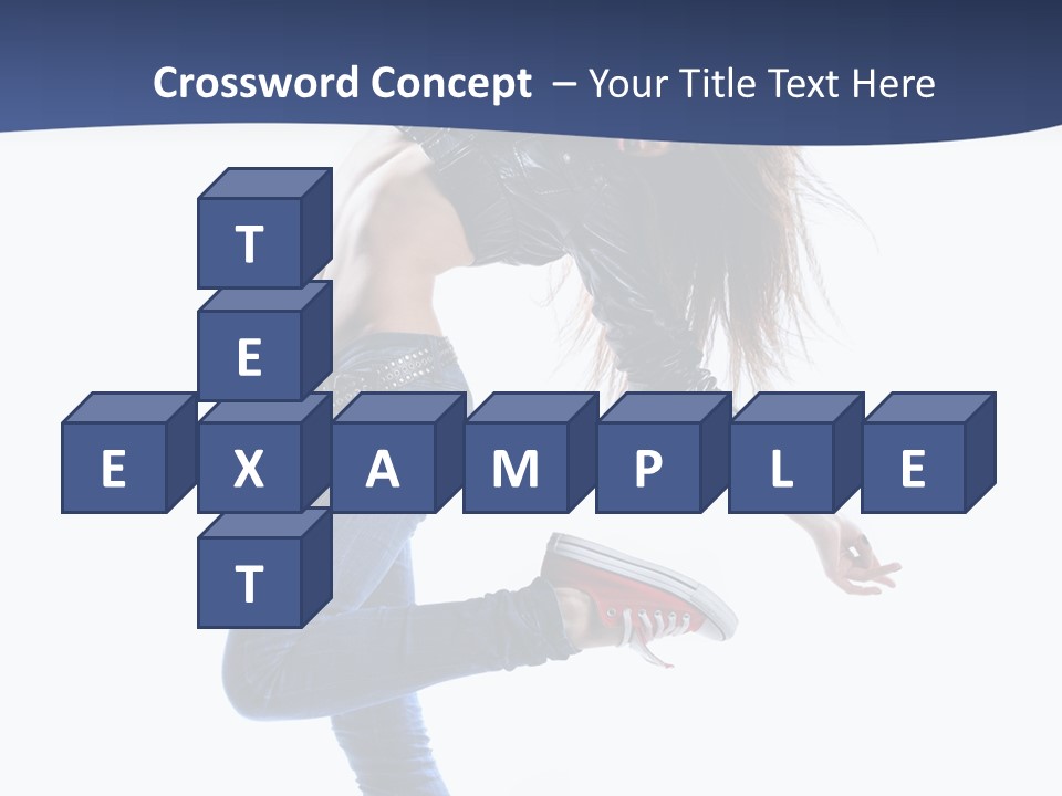 Break Dance Color Performer PowerPoint Template