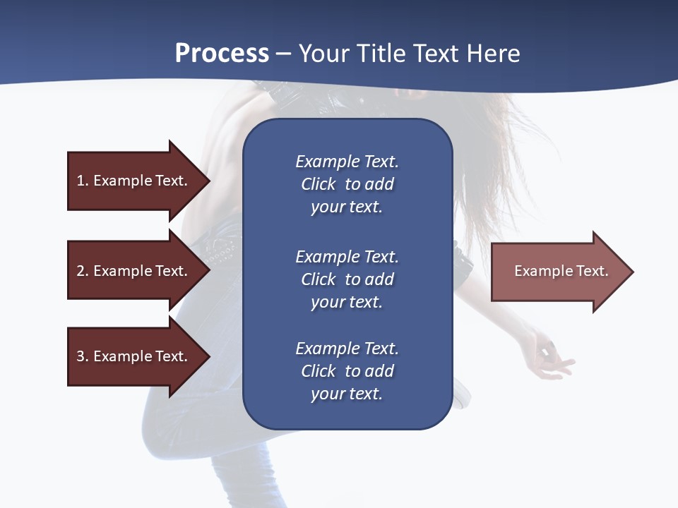Break Dance Color Performer PowerPoint Template