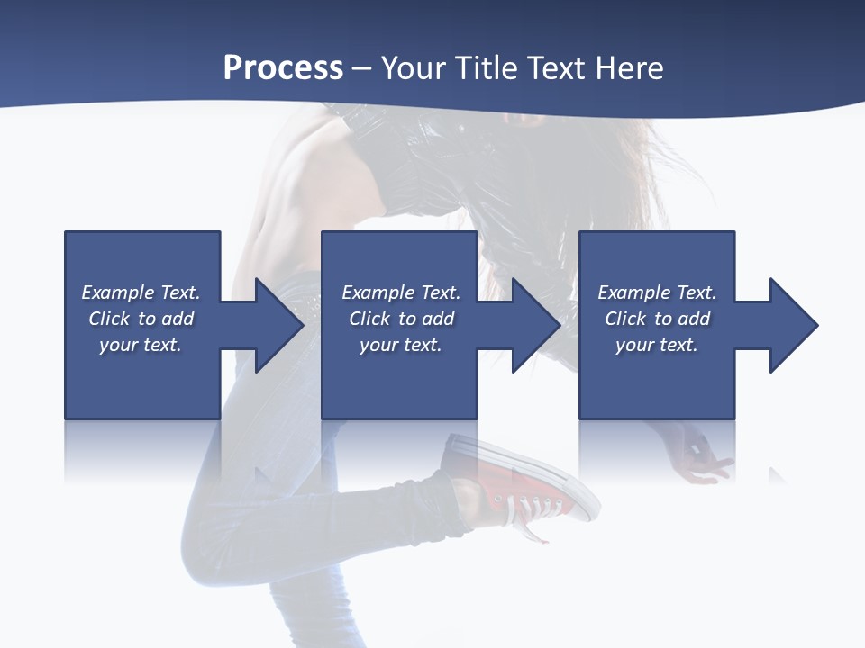 Break Dance Color Performer PowerPoint Template