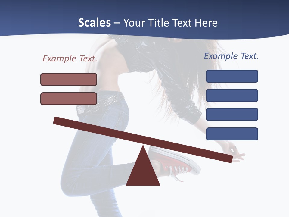 Break Dance Color Performer PowerPoint Template