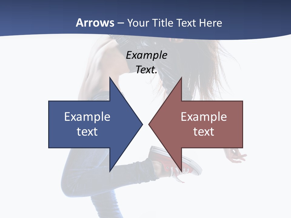 Break Dance Color Performer PowerPoint Template