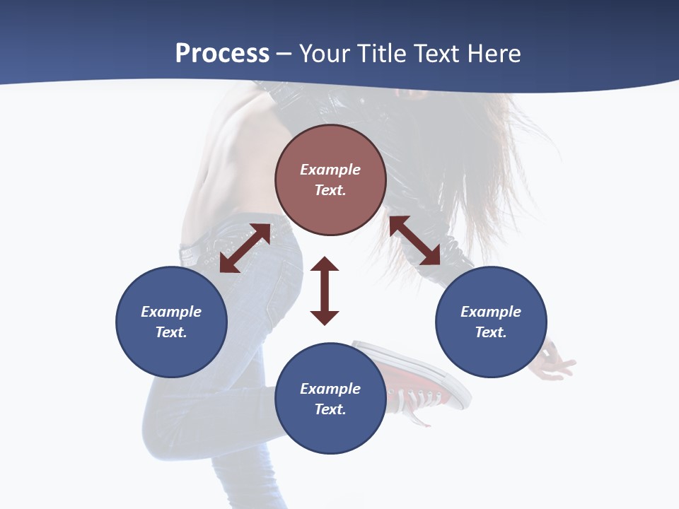 Break Dance Color Performer PowerPoint Template