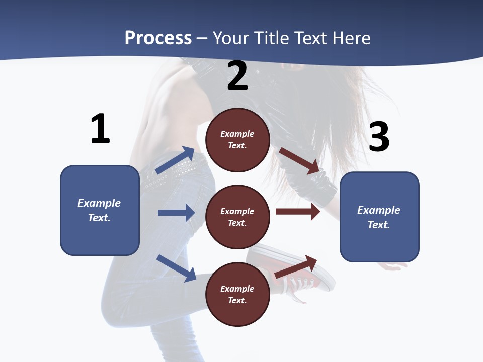 Break Dance Color Performer PowerPoint Template