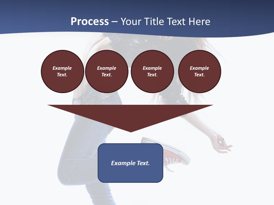 Break Dance Color Performer PowerPoint Template