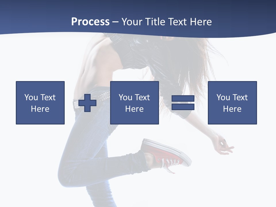 Break Dance Color Performer PowerPoint Template