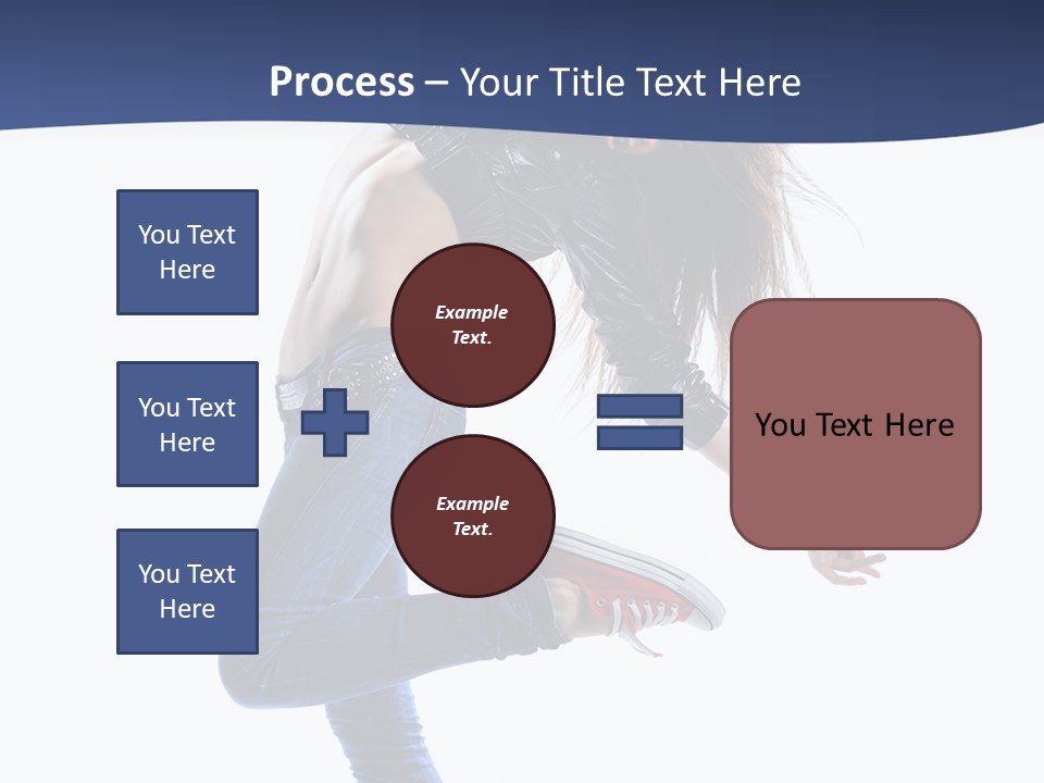 Break Dance Color Performer PowerPoint Template