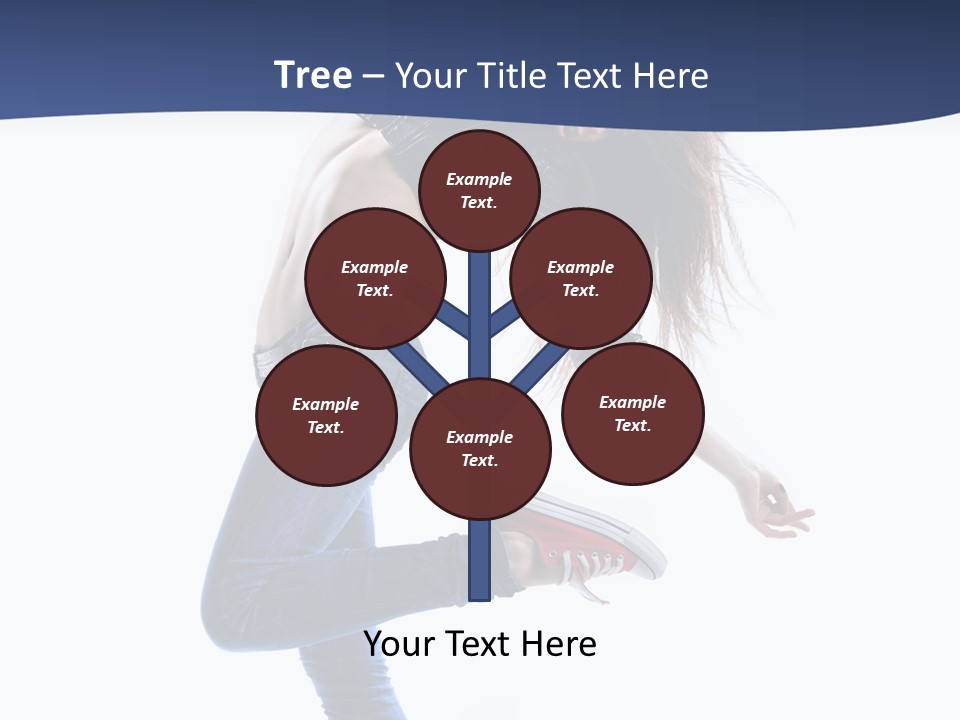 Break Dance Color Performer PowerPoint Template