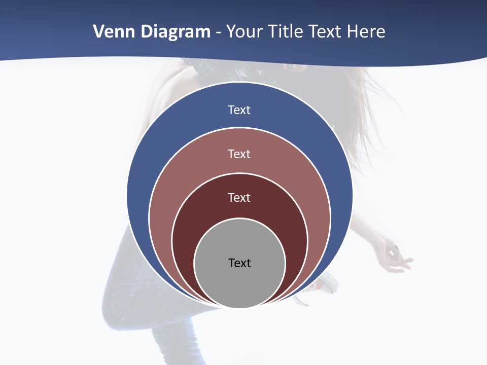 Break Dance Color Performer PowerPoint Template