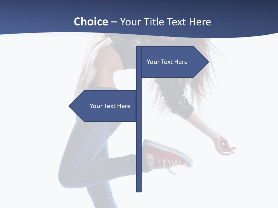 Break Dance Color Performer PowerPoint Template