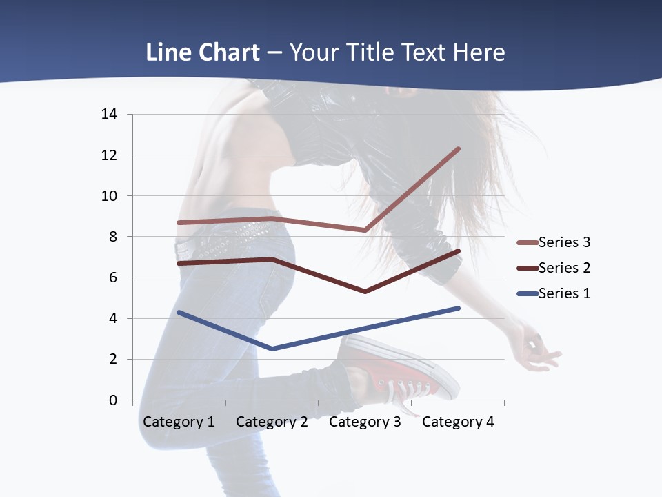 Break Dance Color Performer PowerPoint Template