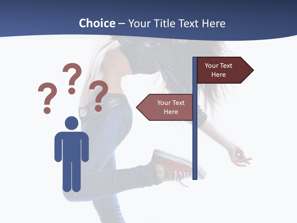 Break Dance Color Performer PowerPoint Template