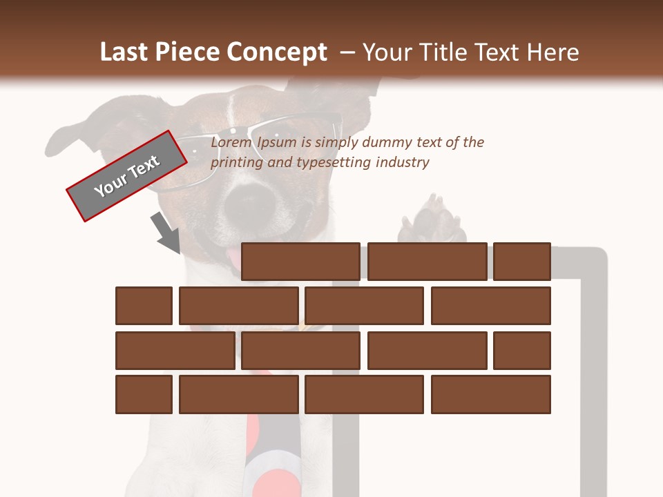 Communication Isolated Business PowerPoint Template