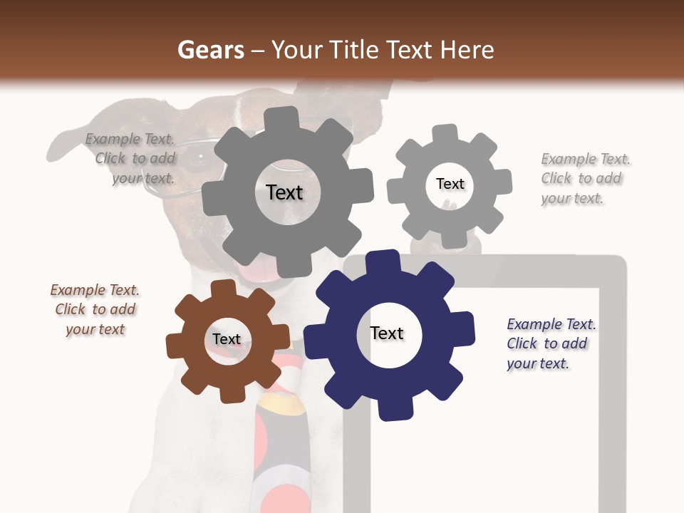 Communication Isolated Business PowerPoint Template