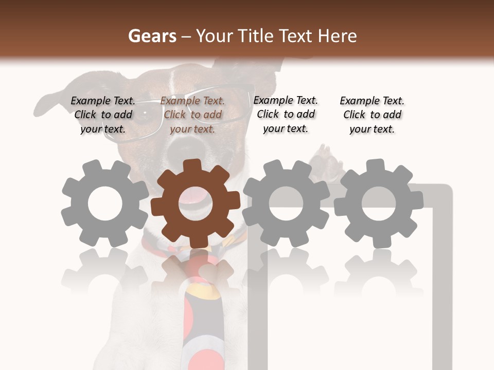 Communication Isolated Business PowerPoint Template