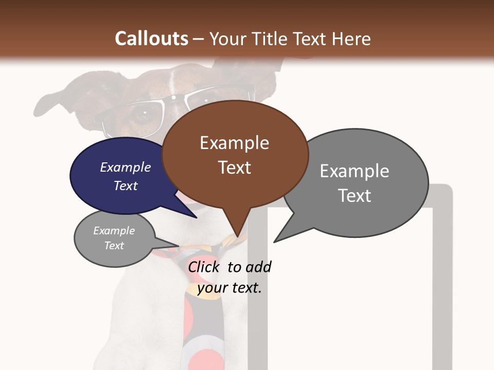 Communication Isolated Business PowerPoint Template