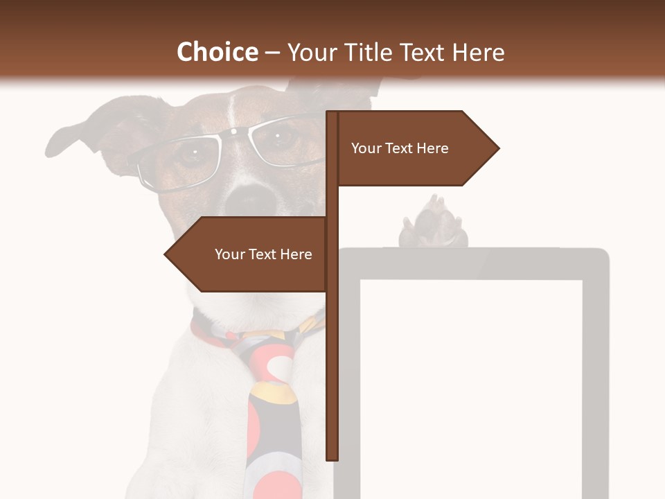 Communication Isolated Business PowerPoint Template