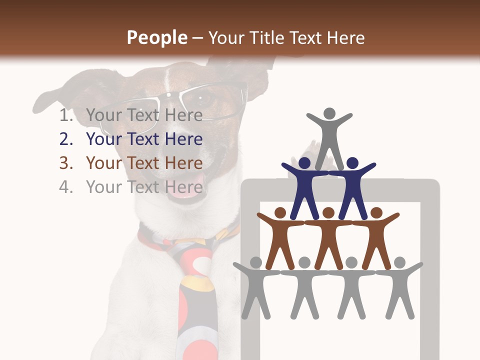 Communication Isolated Business PowerPoint Template