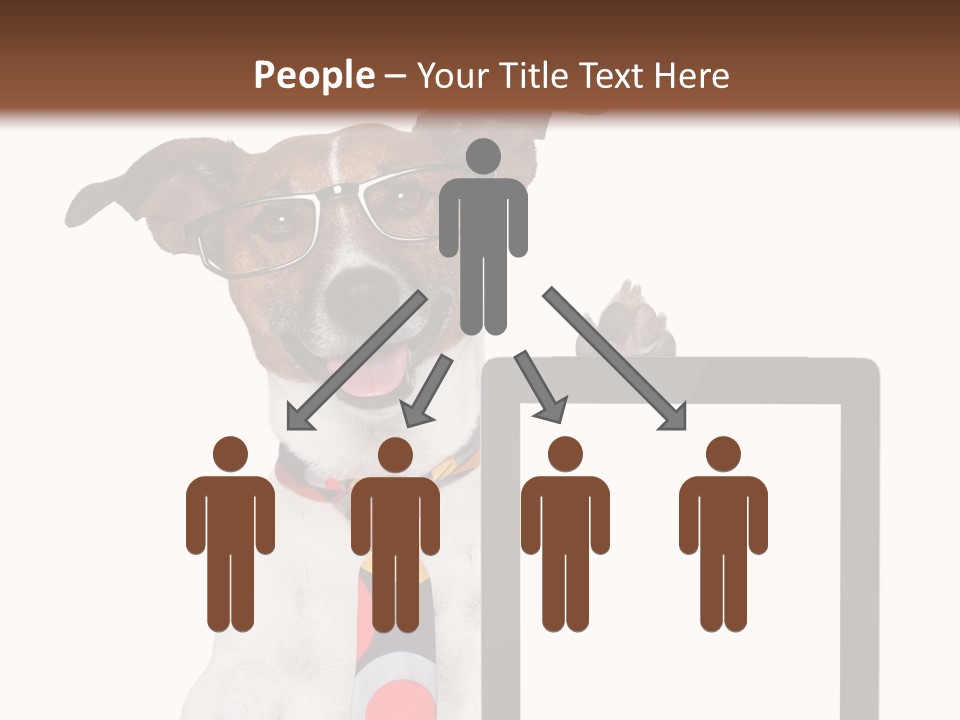 Communication Isolated Business PowerPoint Template