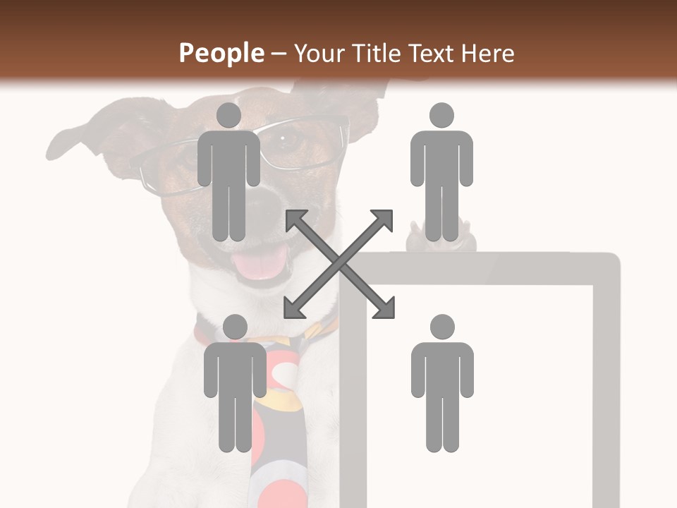 Communication Isolated Business PowerPoint Template