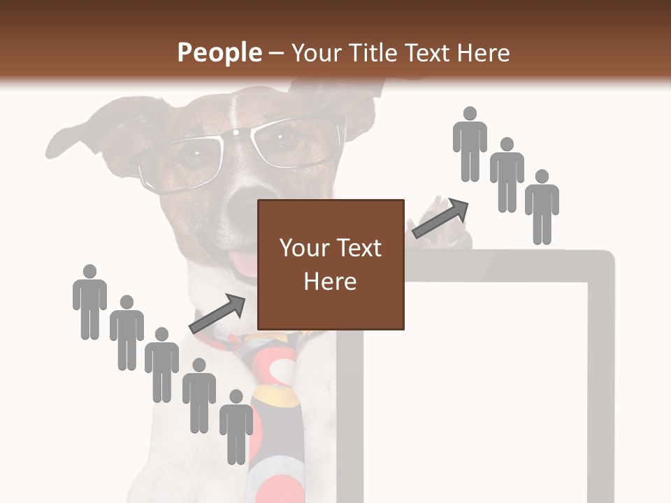 Communication Isolated Business PowerPoint Template