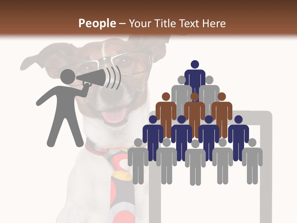 Communication Isolated Business PowerPoint Template