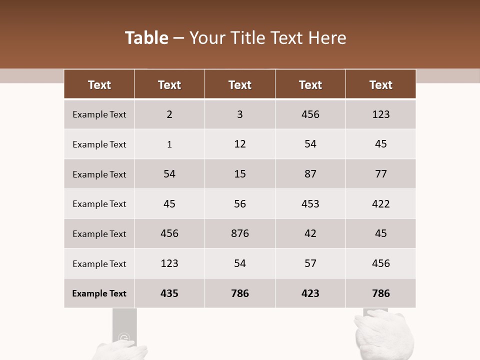 Background Occupation Paper PowerPoint Template