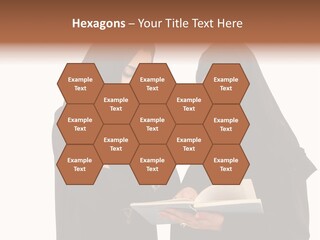 Muslim Women College Cellphone PowerPoint Template