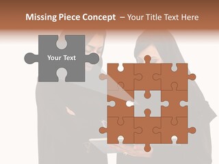 Muslim Women College Cellphone PowerPoint Template