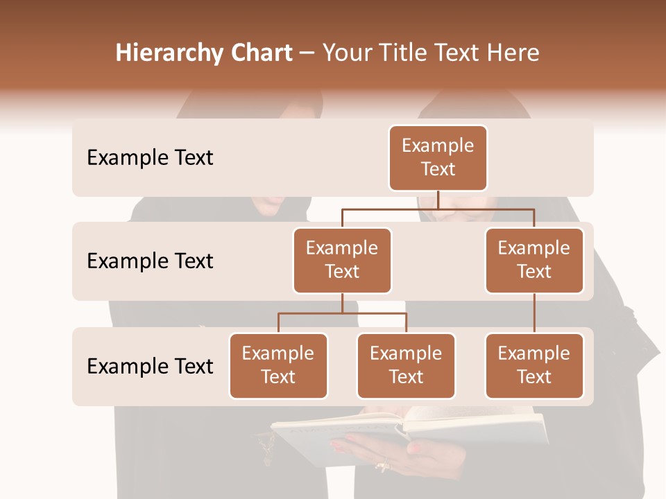 Muslim Women College Cellphone PowerPoint Template
