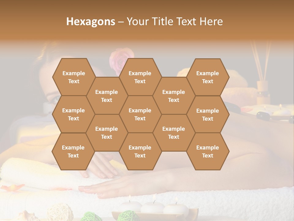 Yellow Candles Relaxation PowerPoint Template