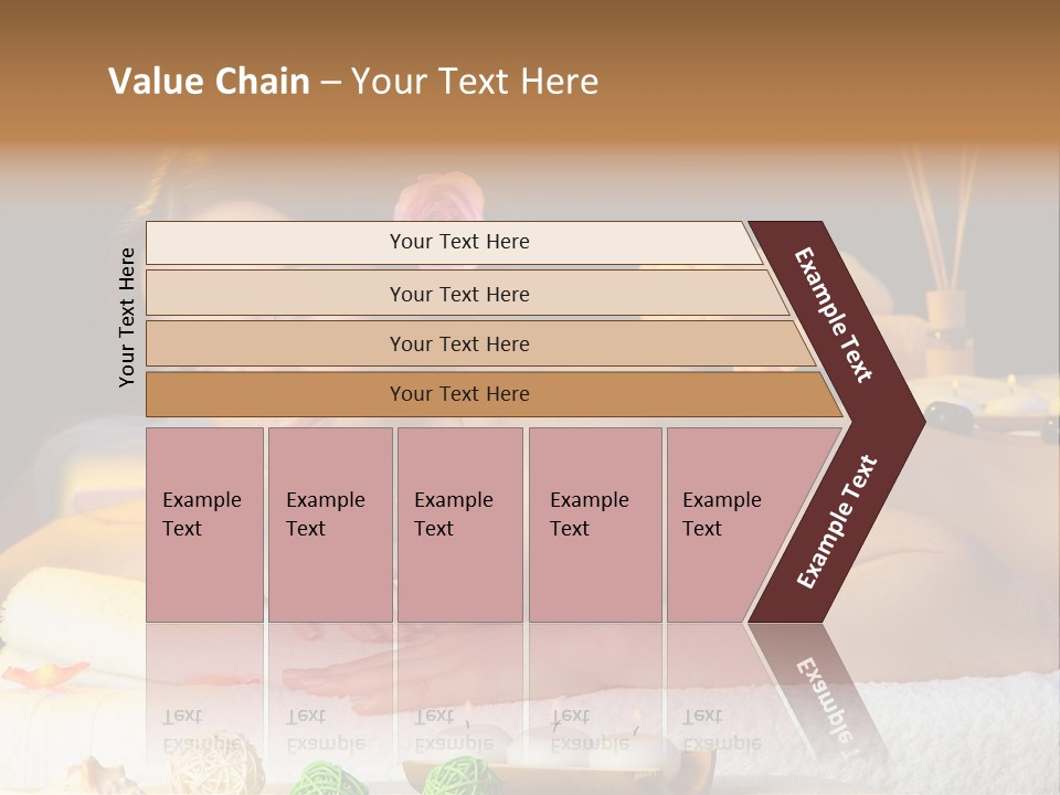 Yellow Candles Relaxation PowerPoint Template