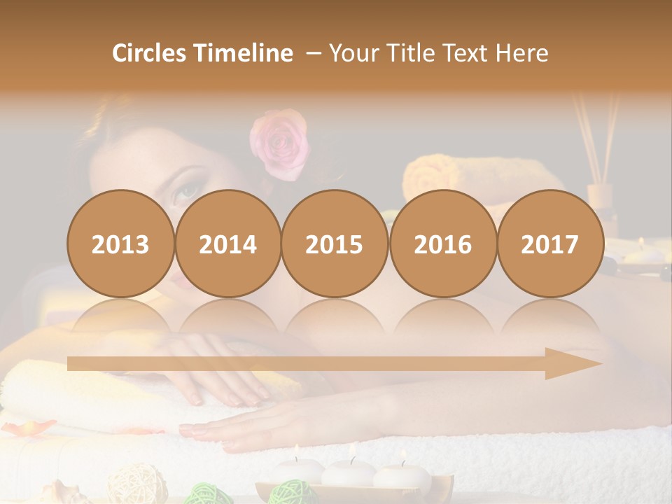 Yellow Candles Relaxation PowerPoint Template