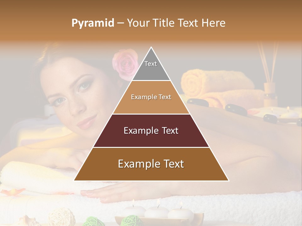 Yellow Candles Relaxation PowerPoint Template