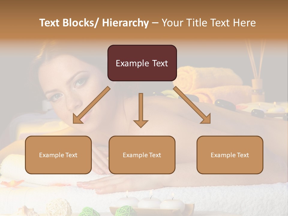 Yellow Candles Relaxation PowerPoint Template