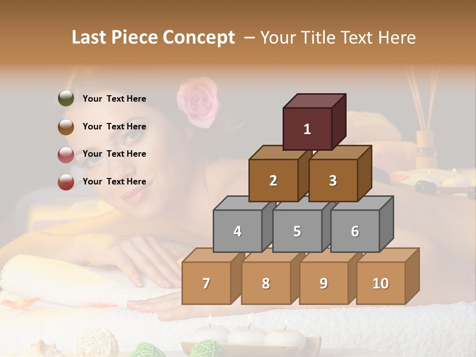 Yellow Candles Relaxation PowerPoint Template