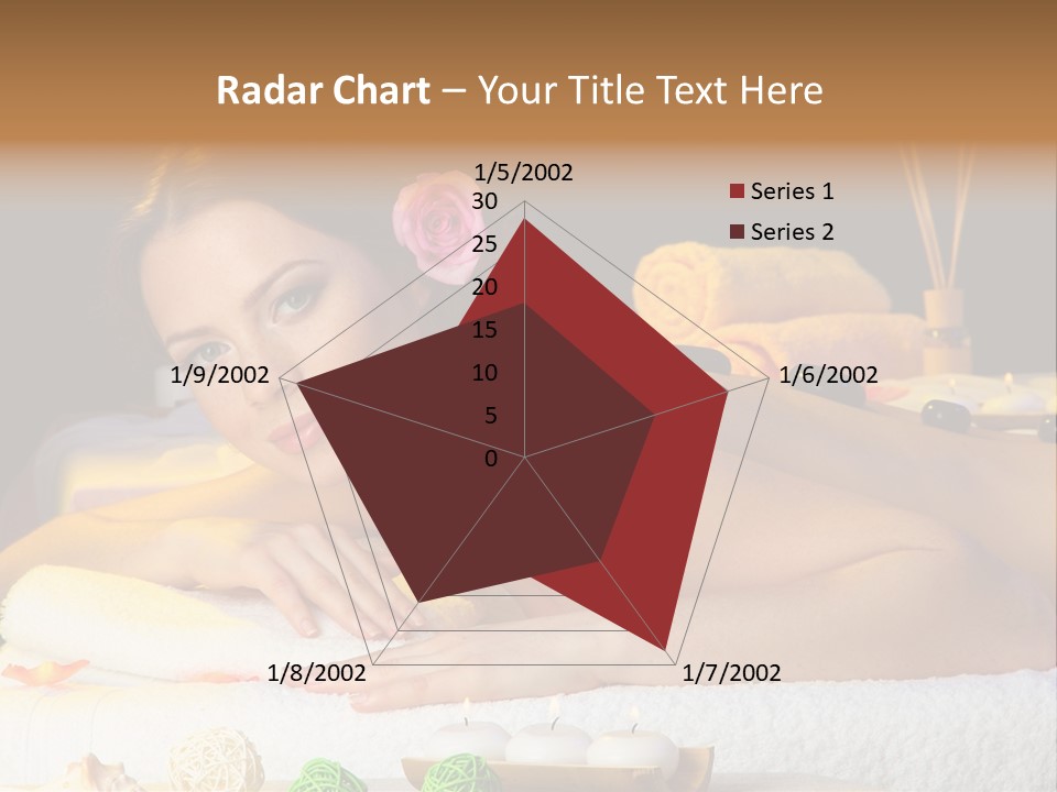 Yellow Candles Relaxation PowerPoint Template