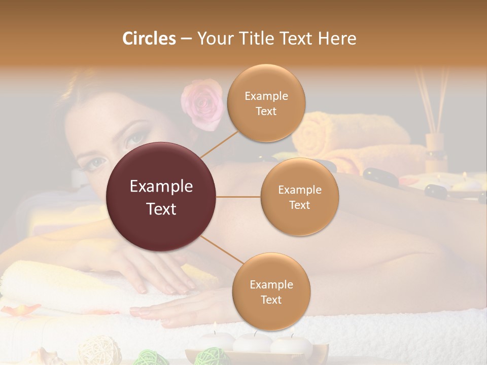 Yellow Candles Relaxation PowerPoint Template