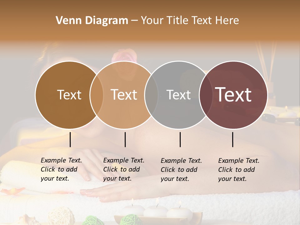 Yellow Candles Relaxation PowerPoint Template