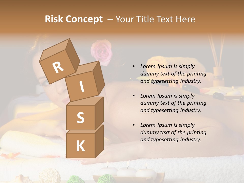 Yellow Candles Relaxation PowerPoint Template