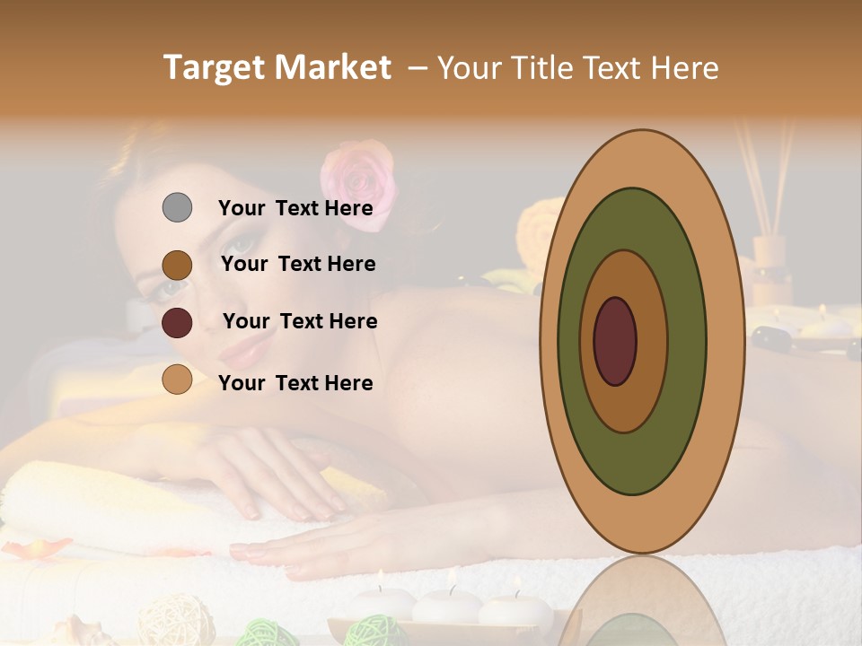 Yellow Candles Relaxation PowerPoint Template