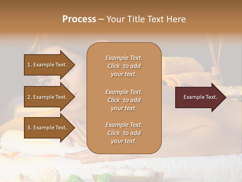 Yellow Candles Relaxation PowerPoint Template